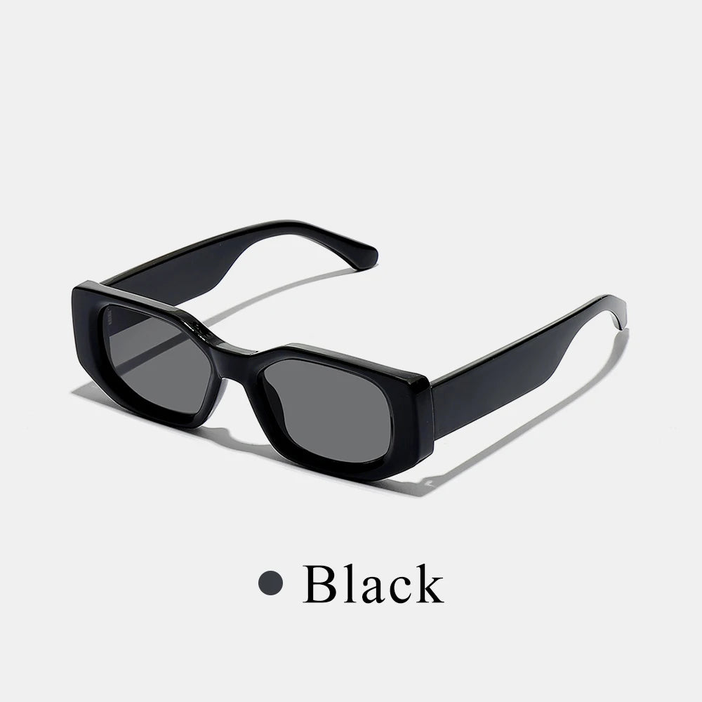 Ruiao 2026 New Black Classic Retro Designer Branded Concave Irregular Thick Frame Men Women Fashion Sunglasses
