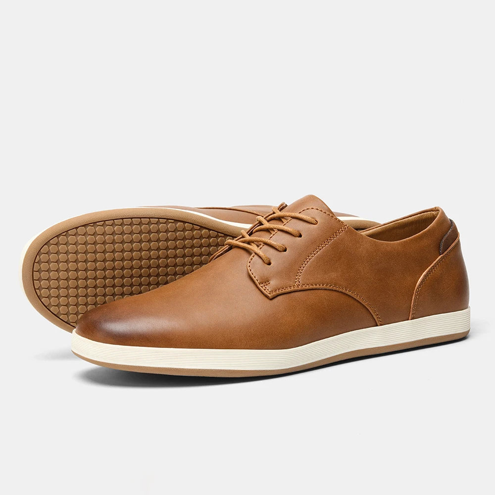 Modern Leather Casual Lace-Ups