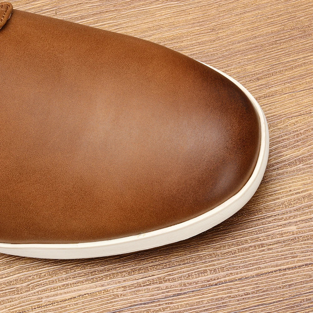 Modern Leather Casual Lace-Ups