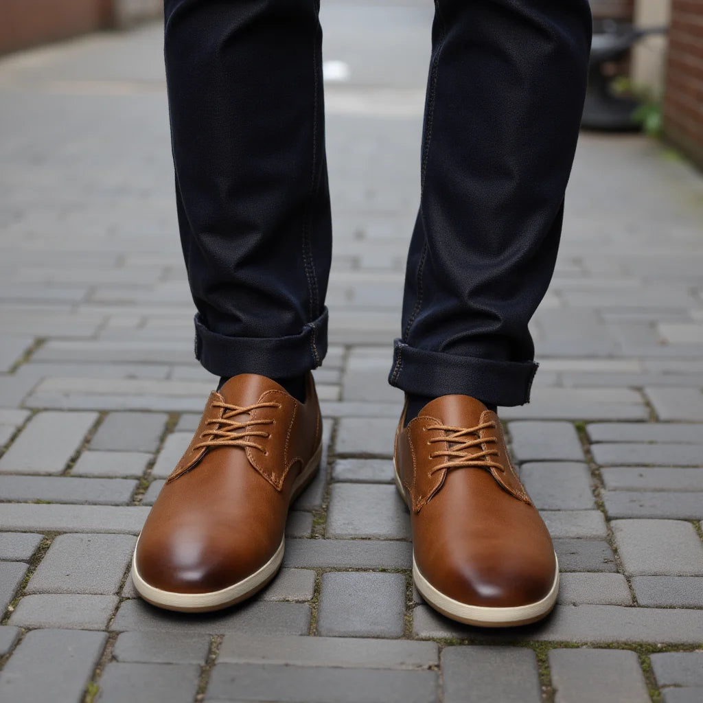 Modern Leather Casual Lace-Ups