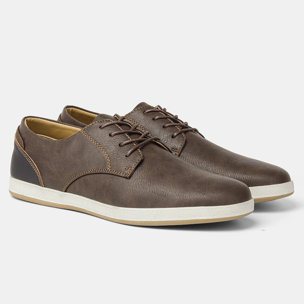 Modern Leather Casual Lace-Ups